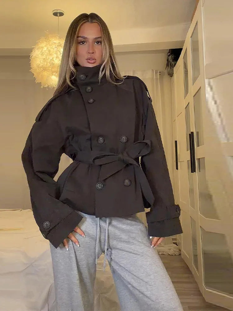 Wren Double Breasted Trench