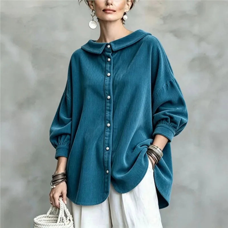 Freya Turn Down Collar Blouse