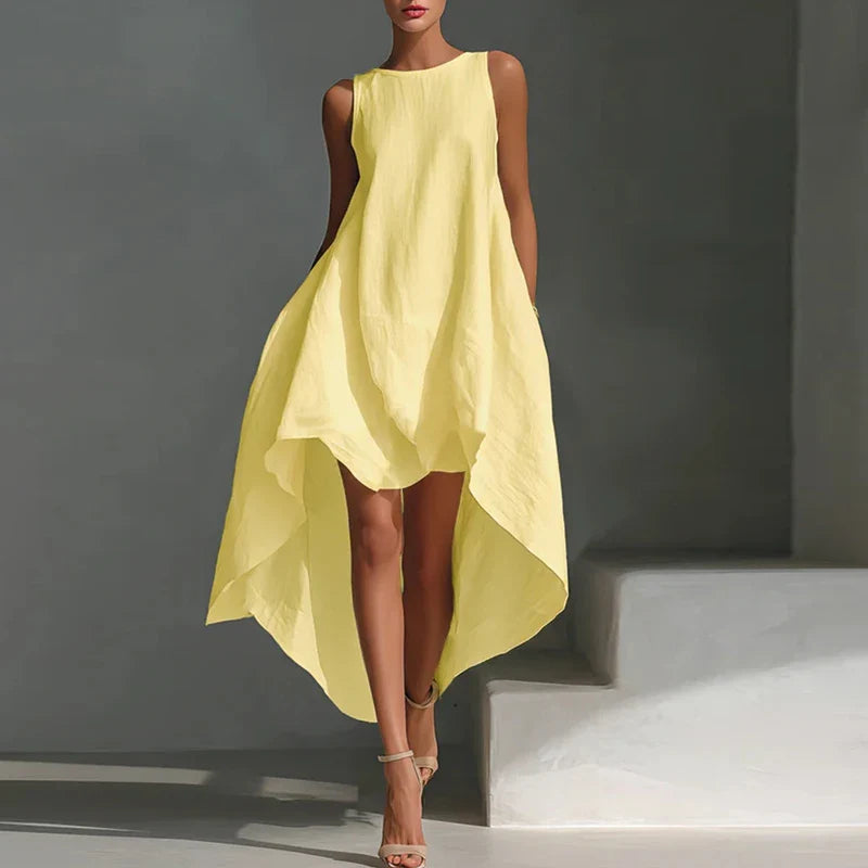 OKaira Flowy High Low Maxi Dress