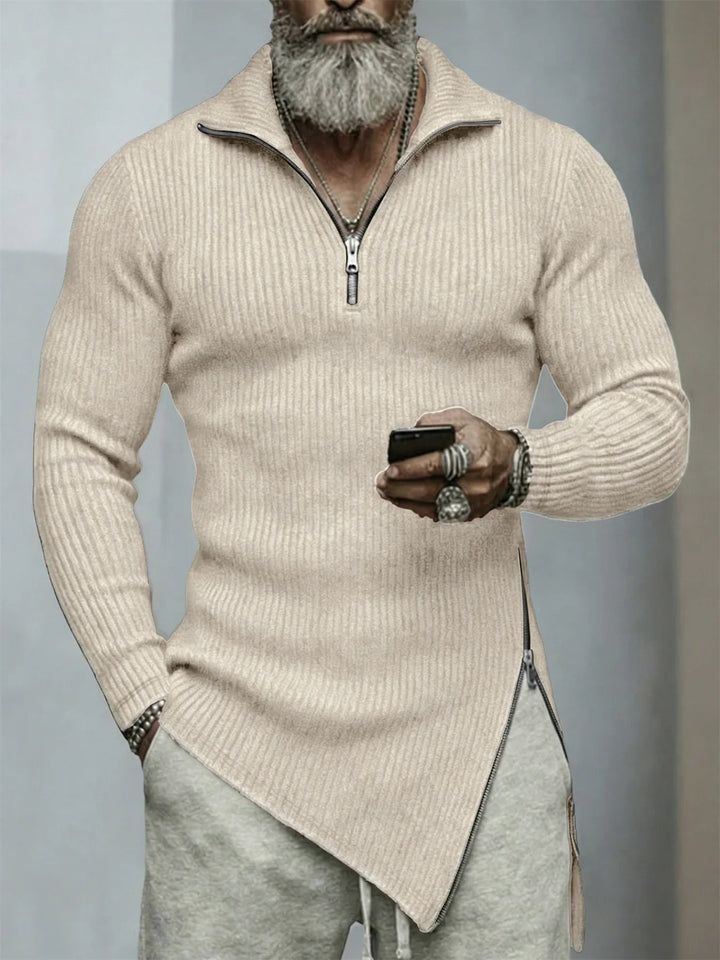 Douglas Quater Zip Knit Sweater
