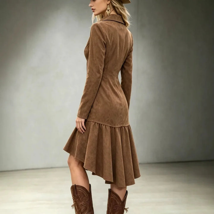 Palmetta Faux Suede Dress