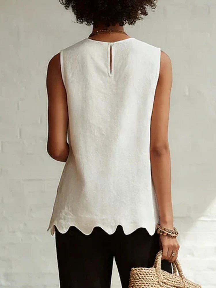 Delilah Flowy Sleeveless Casual Top