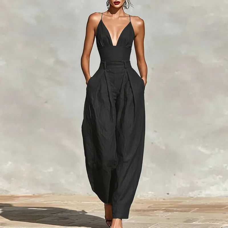 Claire Pocket Lounge Jumpsuit