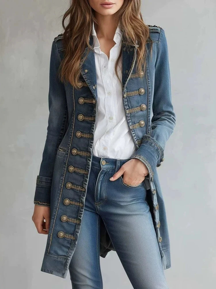 Rachel Denim Trench Coat