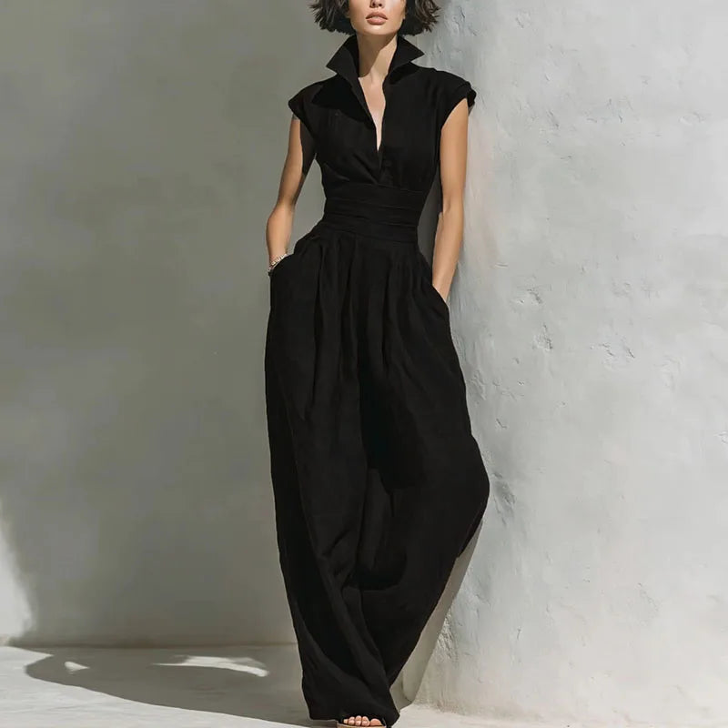 Indigo Comfortable Wide Leg Jumpsuit