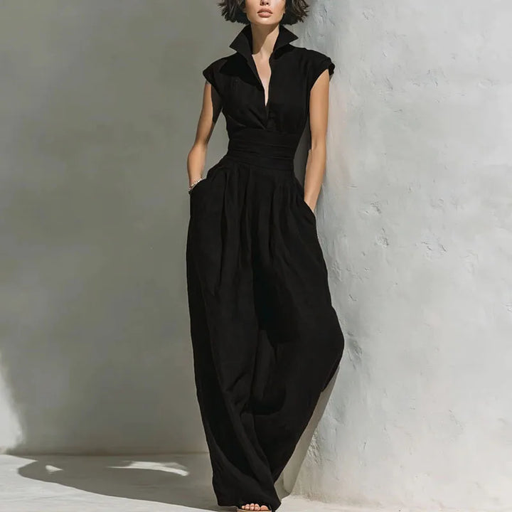 Indigo Comfortable Wide Leg Jumpsuit