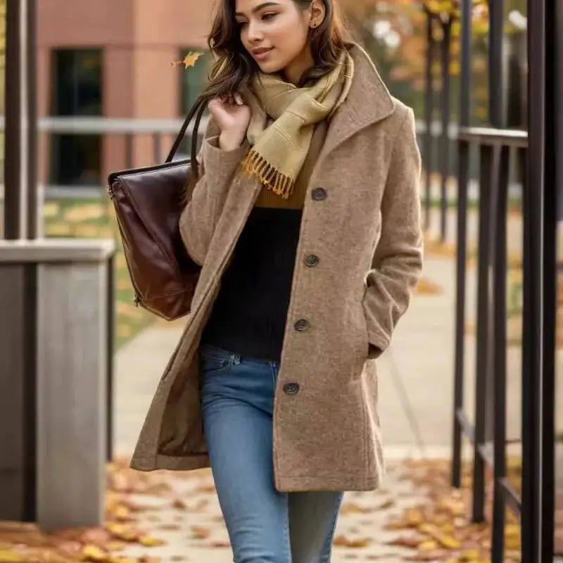 Fiora Single Breasted Coat