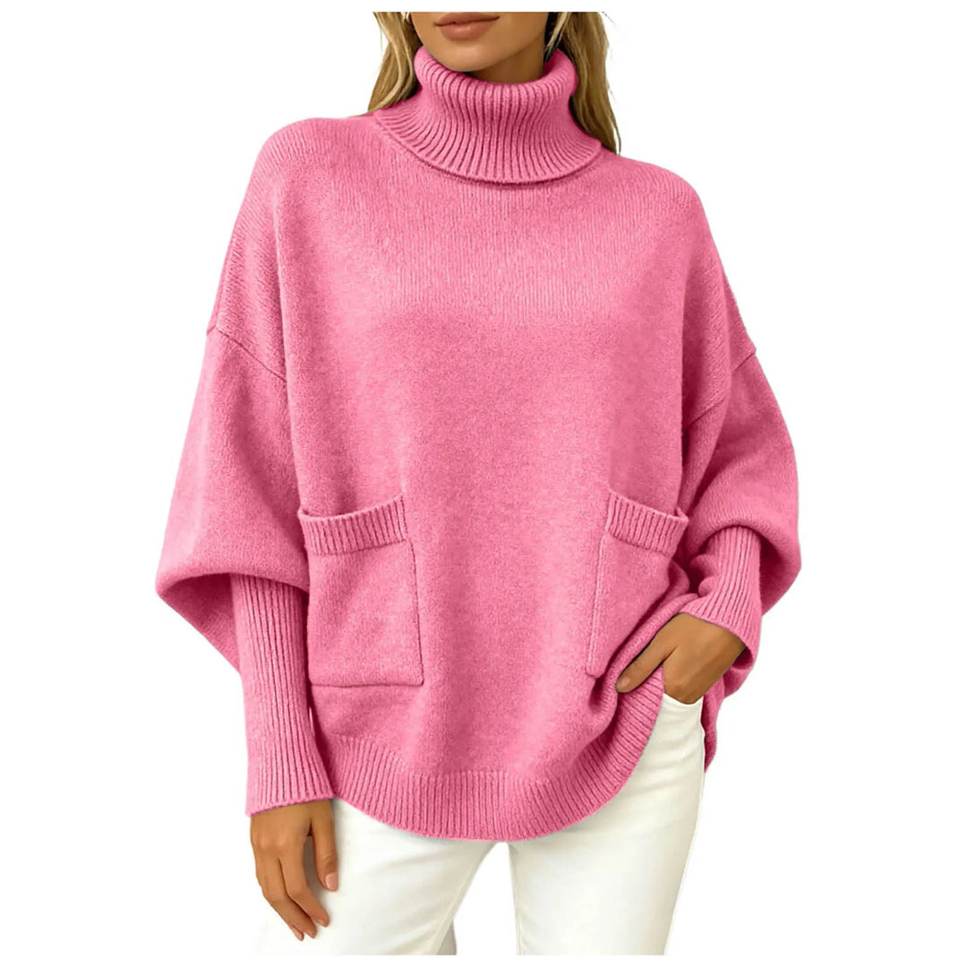 Thea Batwing Turtleneck Sweater
