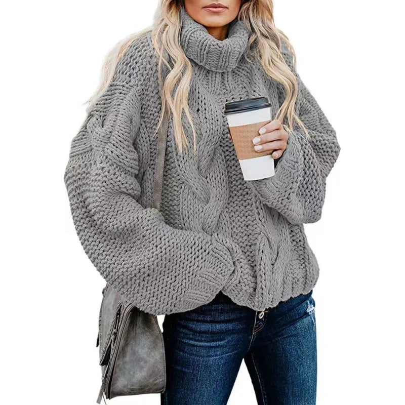 Windham Cable Knit Turtleneck Sweater