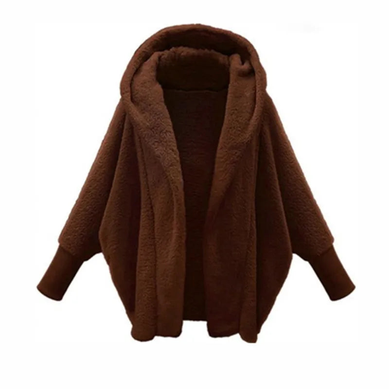 Marisette Open Front Fleece Coat