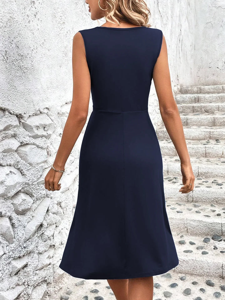 Courtney Wrap Waist Midi Dress