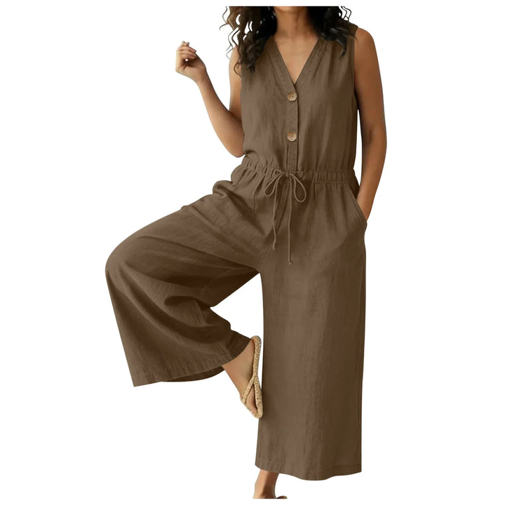 Karina Chic Front Tie Jumpsuit