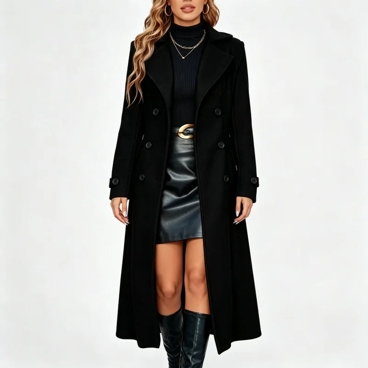 Nerissa Double Breasted Wool Coat