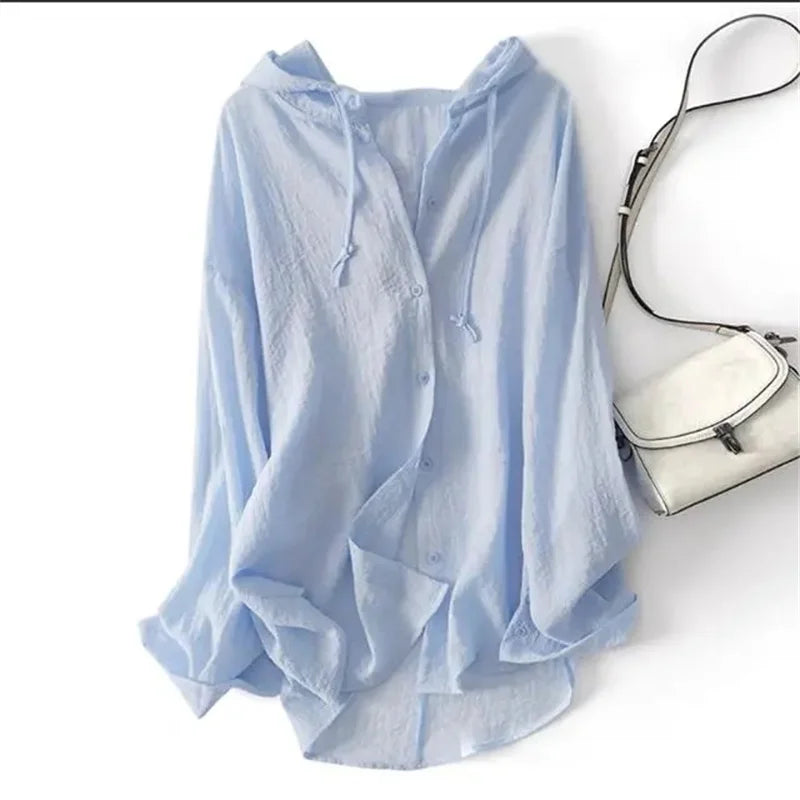 Natalia Hooded Sun Shirt