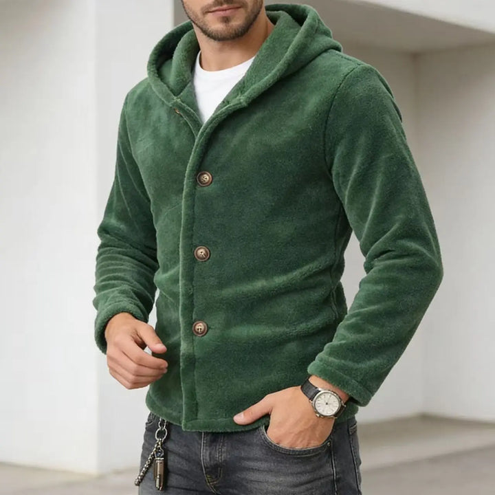 Ambrose Button Front Fleece Jacket