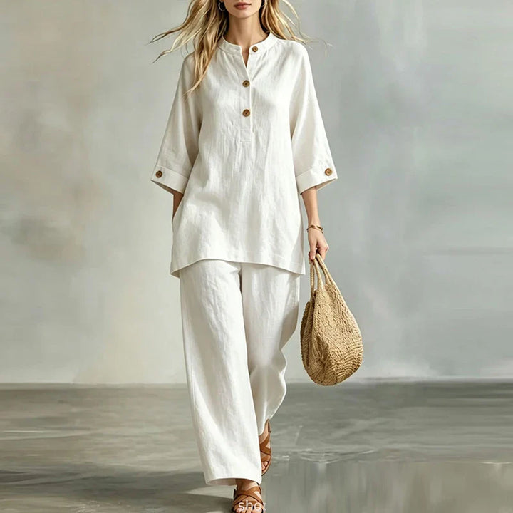 Aria Casual Linen Matching Set