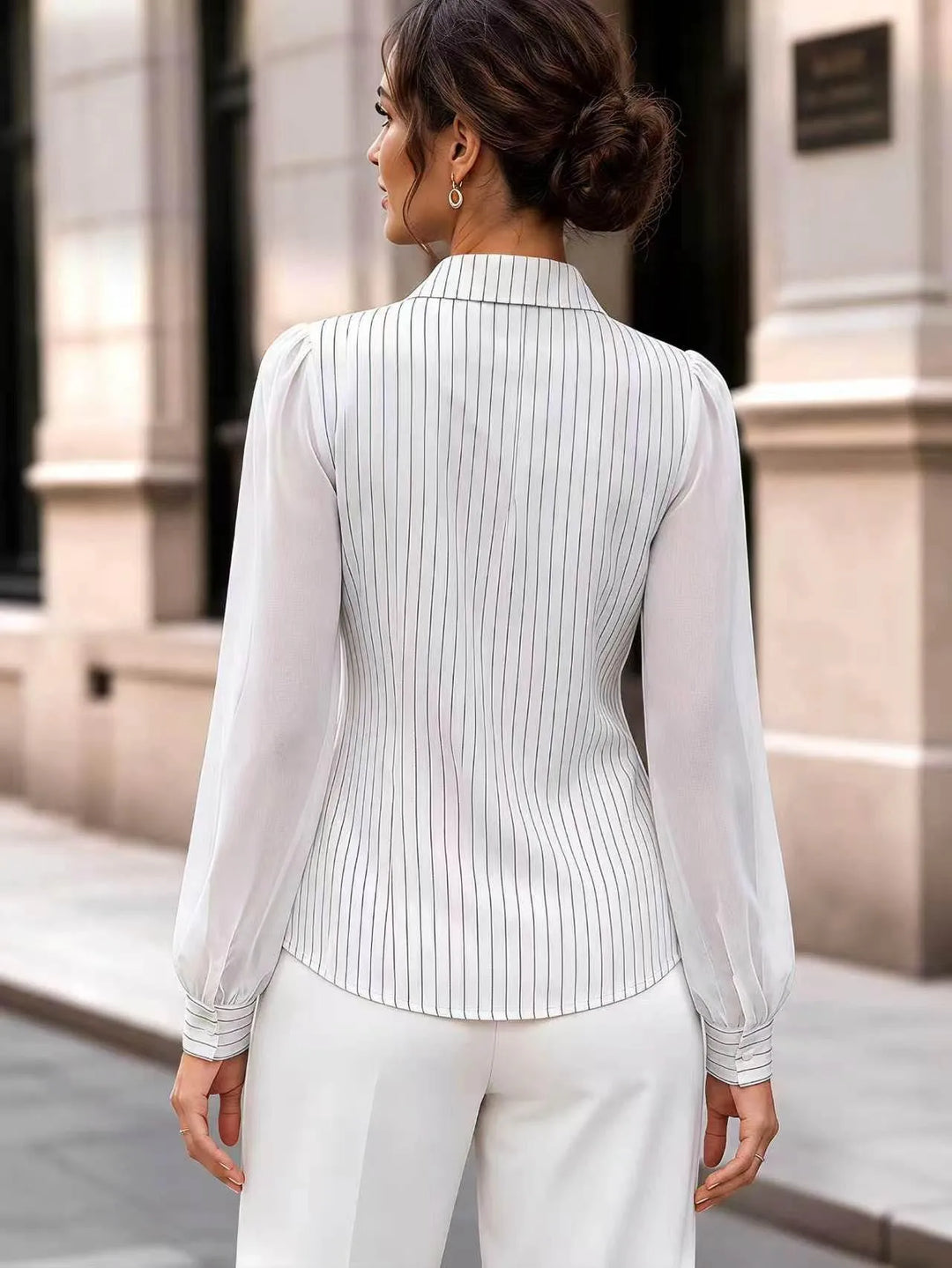 Aveline Belted Waist Blouse