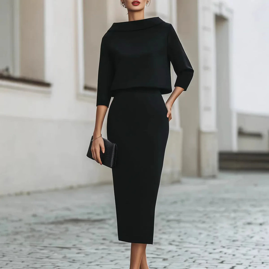 Quinn Layered Sheath Maxi Dress