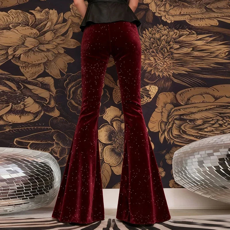 Rosamund High Waist Flared Pants