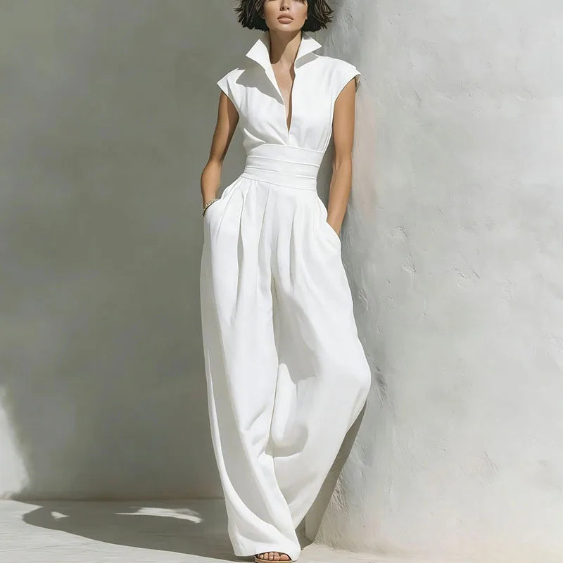 Indigo Comfortable Wide Leg Jumpsuit