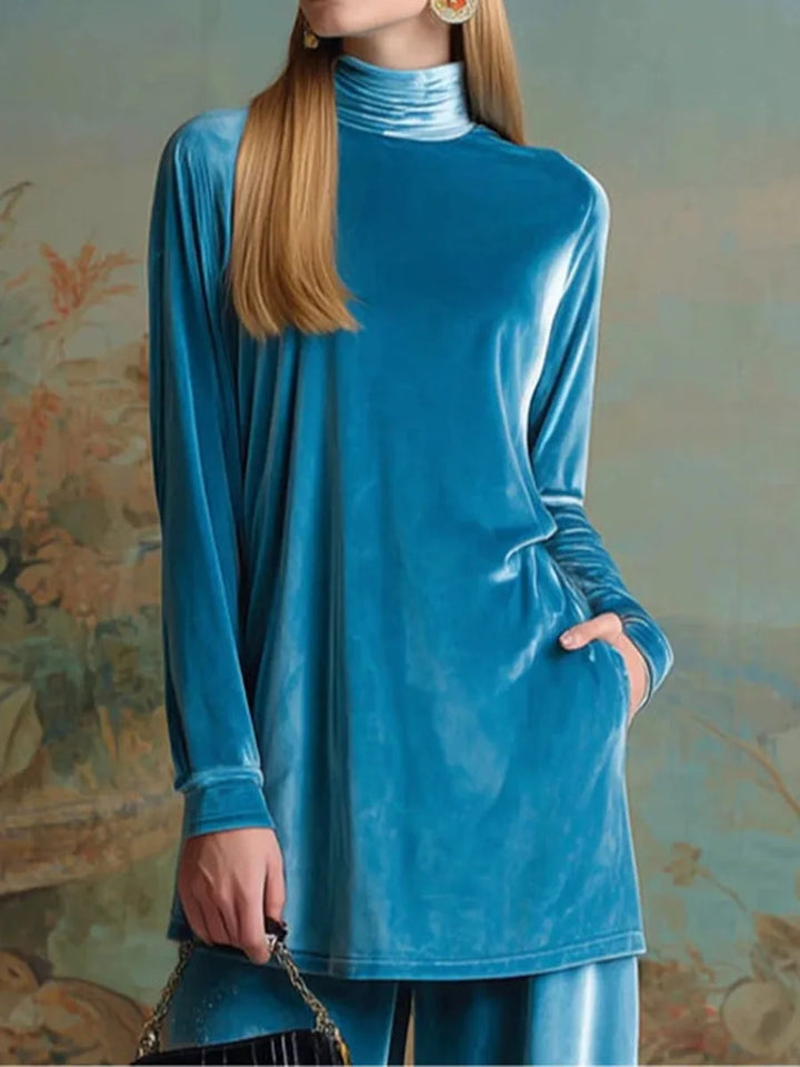 Melissa Longline Turtleneck Set