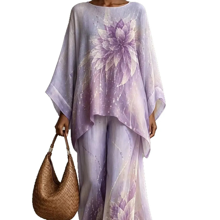 Fenella Printed Loose Two-Piece Set