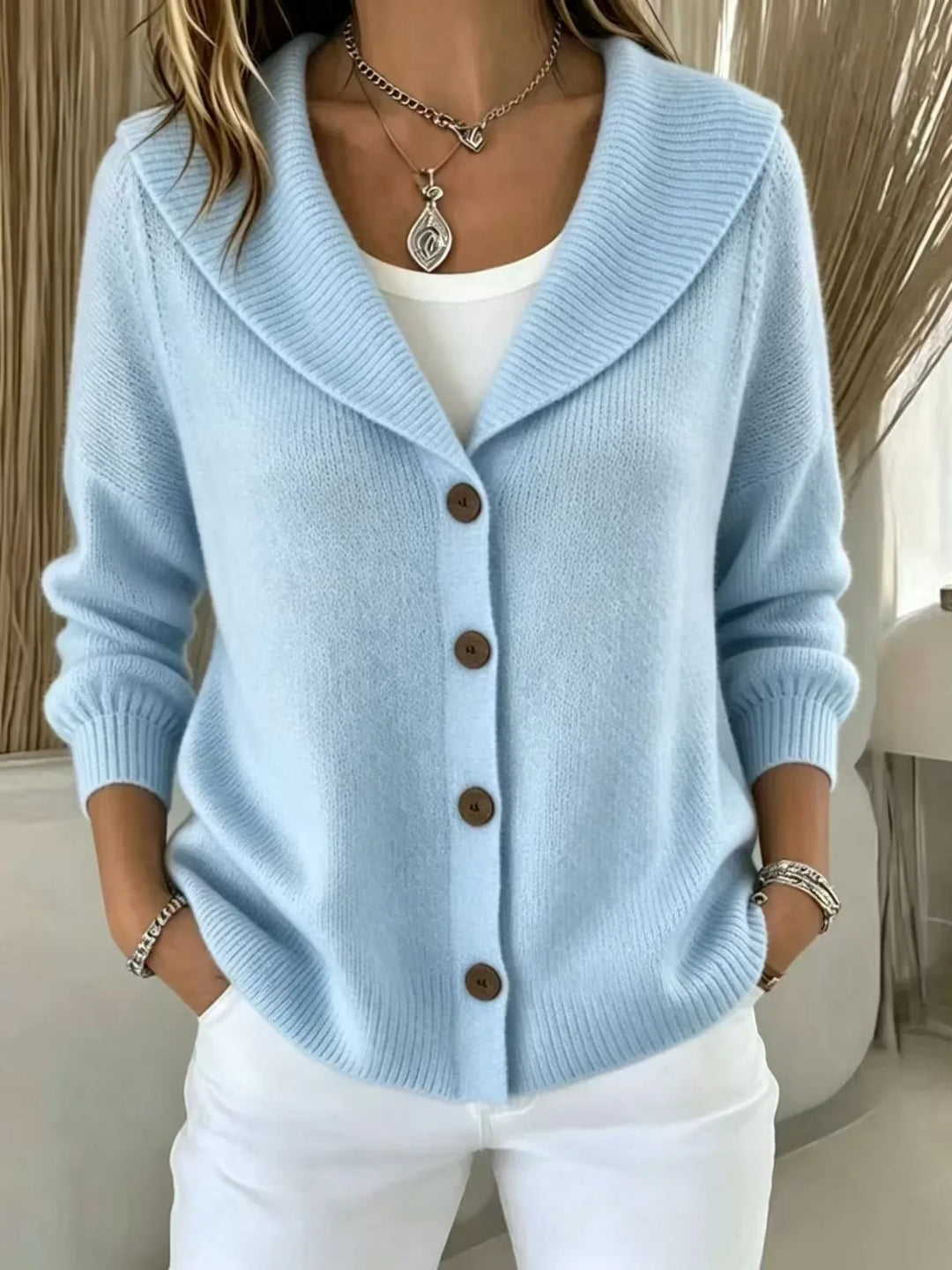 Delphine Shawl Collar Cardigan