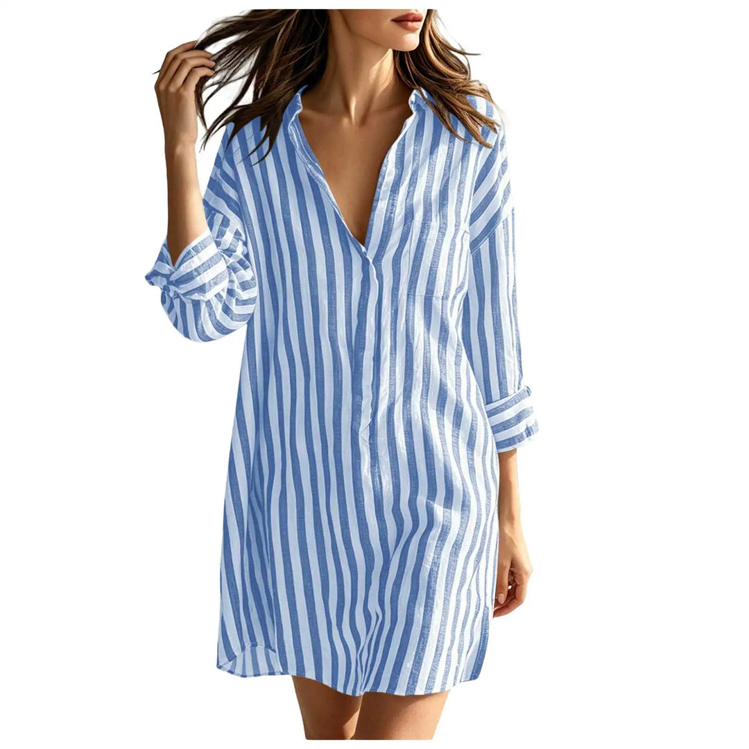 Verena Lightweight Stripe Mini Dress