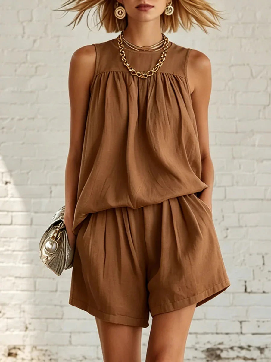 Arwen Casual Relaxed Shorts Set