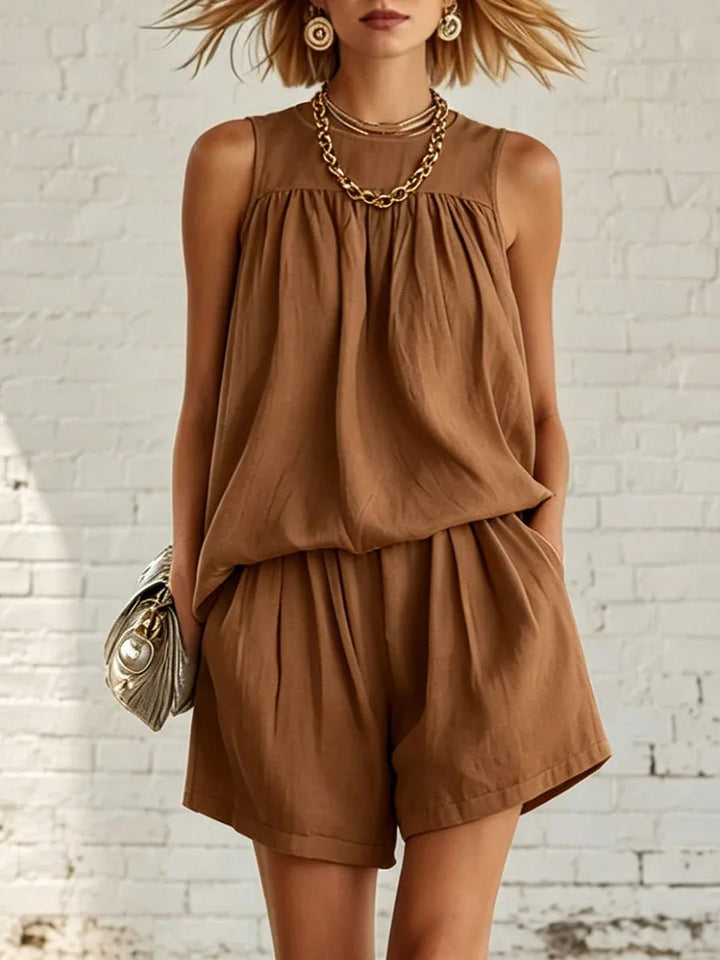 Arwen Casual Relaxed Shorts Set
