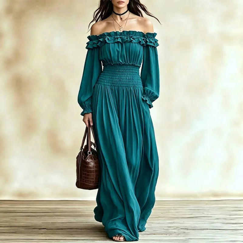 Umara Off Shoulder Maxi Dress
