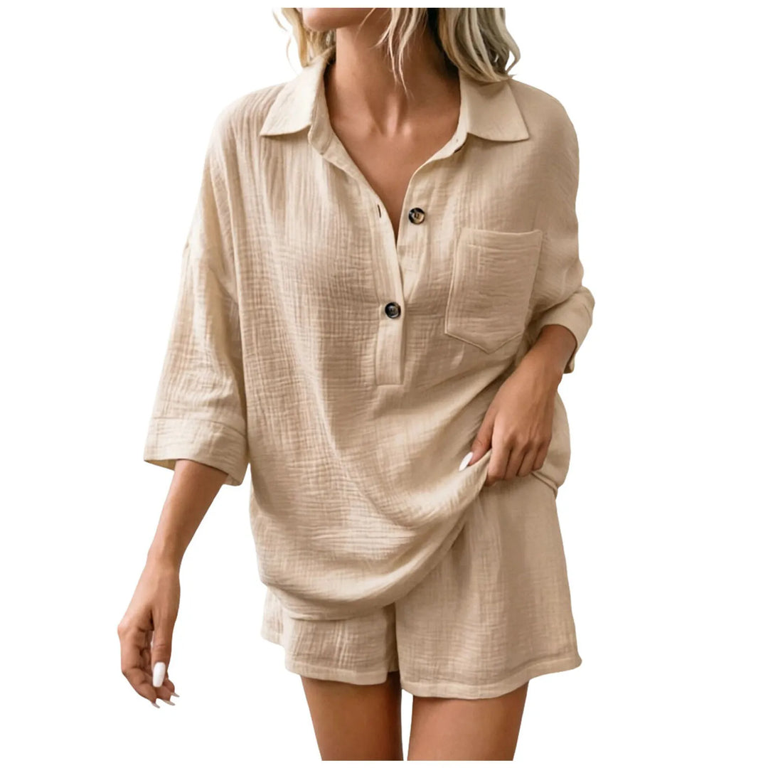 Oriana Breathable Linen Set
