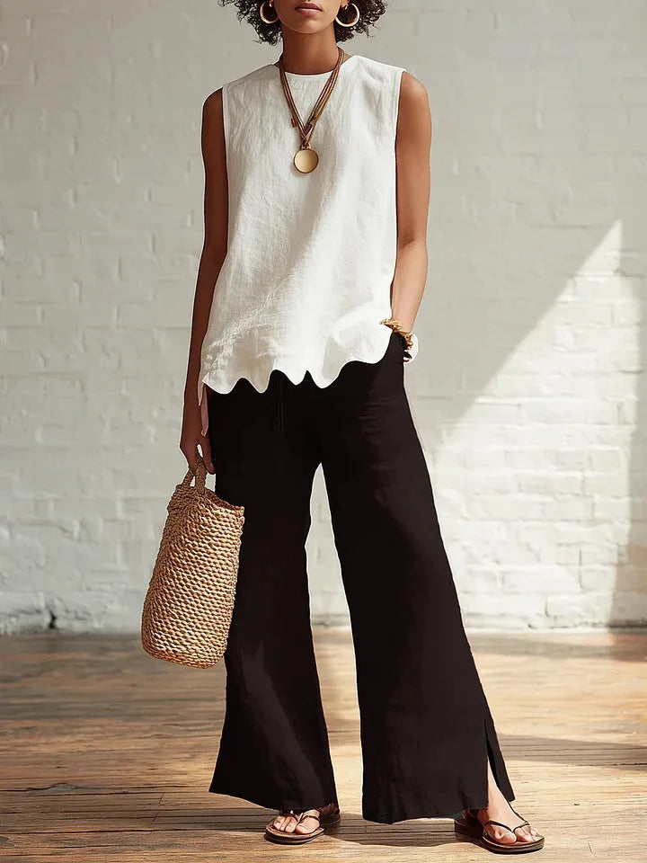 Delilah Flowy Sleeveless Casual Top