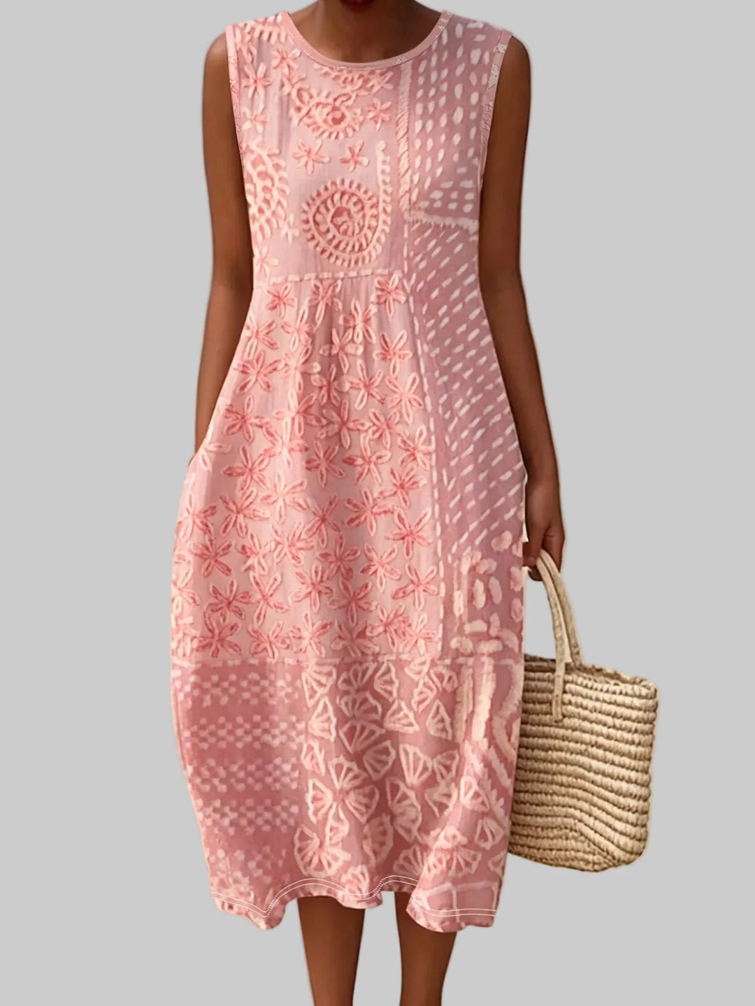Novalie Bohemian Floral Midi Dress