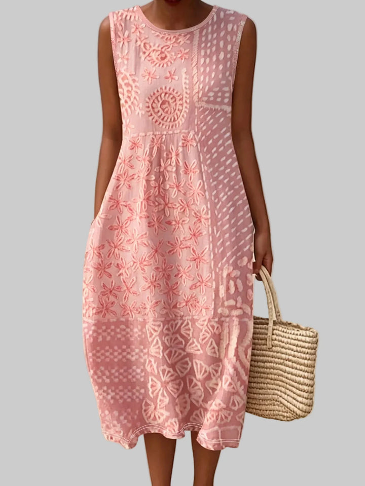 Novalie Bohemian Floral Midi Dress