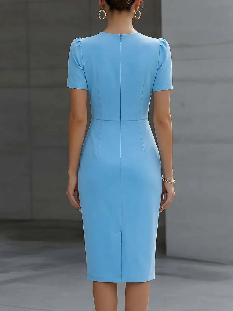 Elisia Waist Cinched Midi Dress