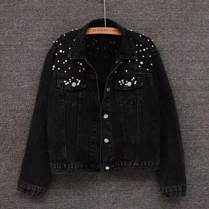 Orleena Studded Denim Jacket