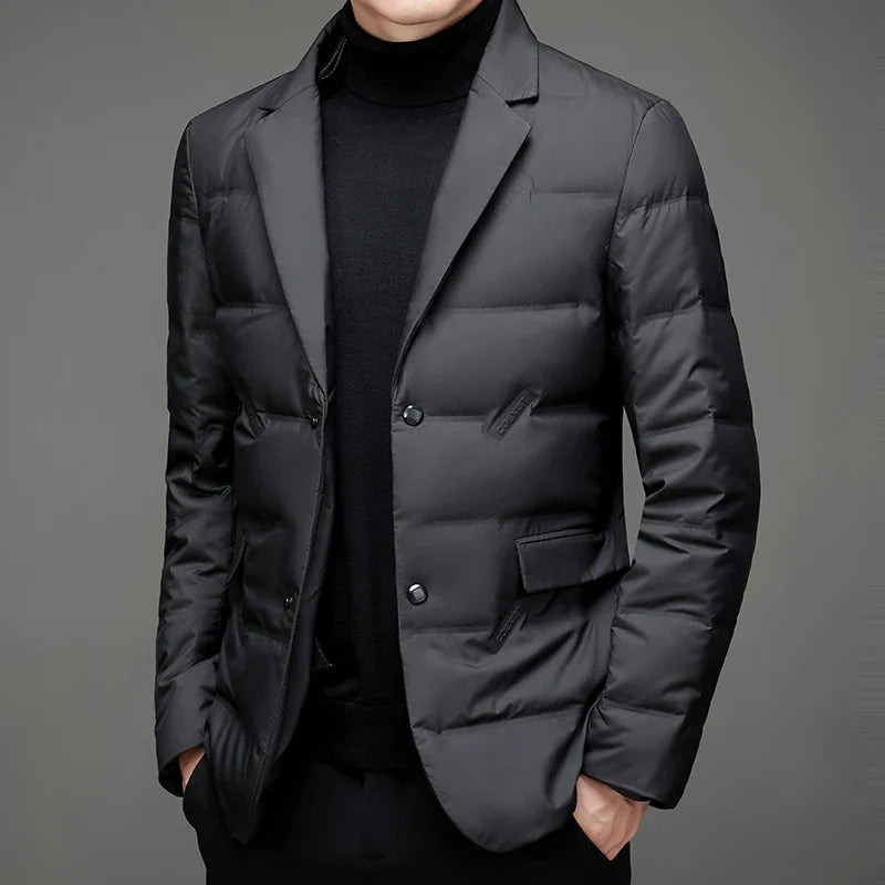Holden Notched Lapel Puffer