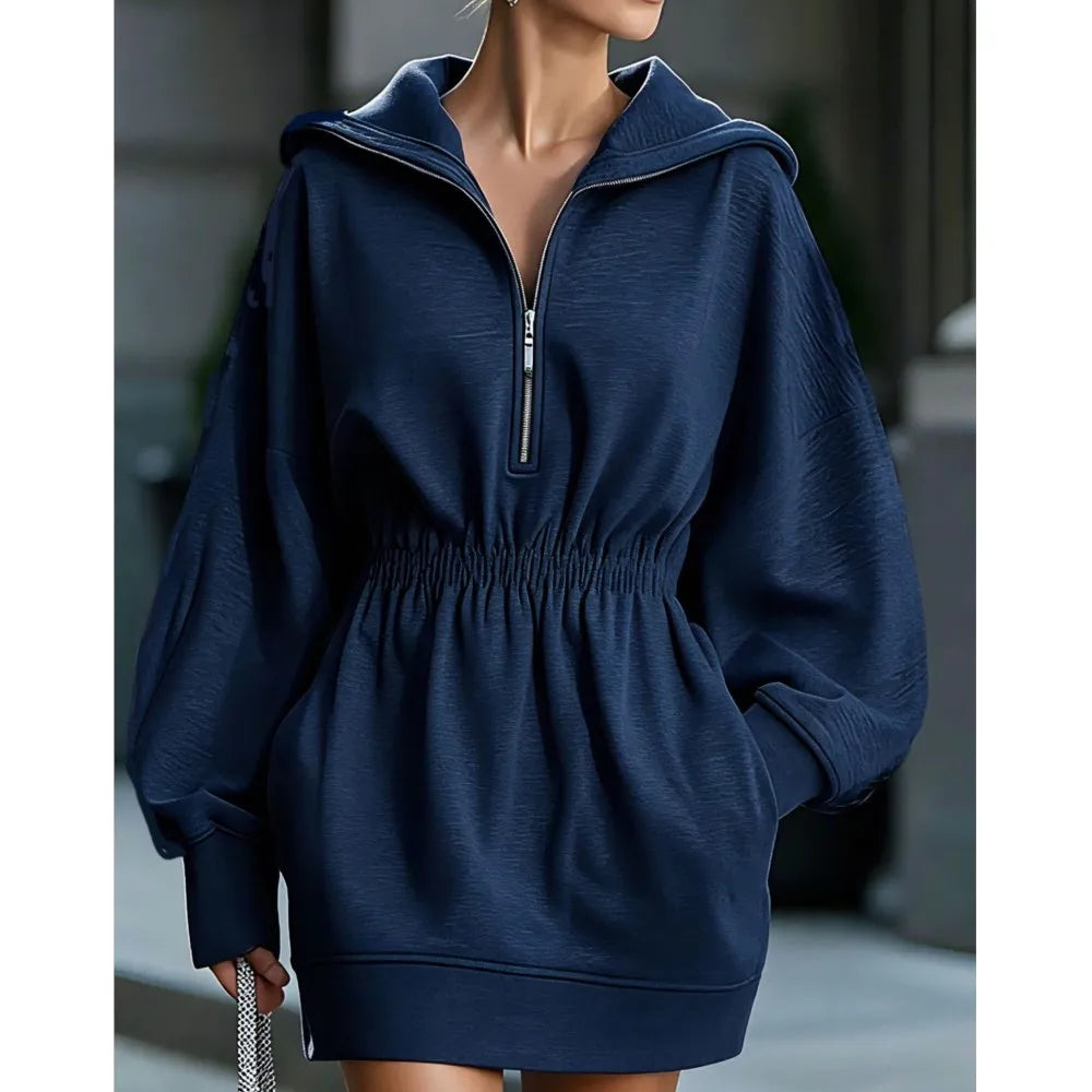 Caroline Cinched Waist Mini Dress