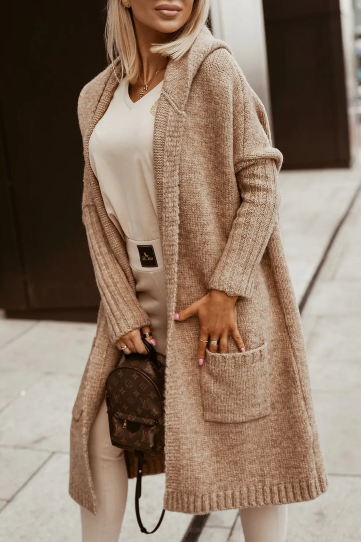 Prudence Hooded Longline Cardigan