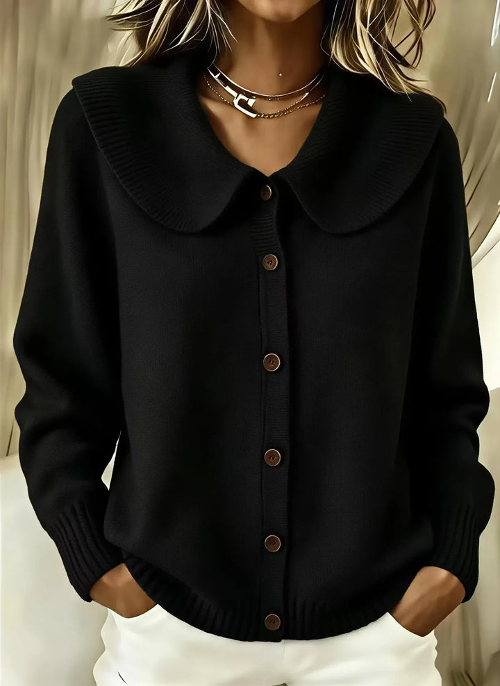 Tessaly Wide Collar Cardigan