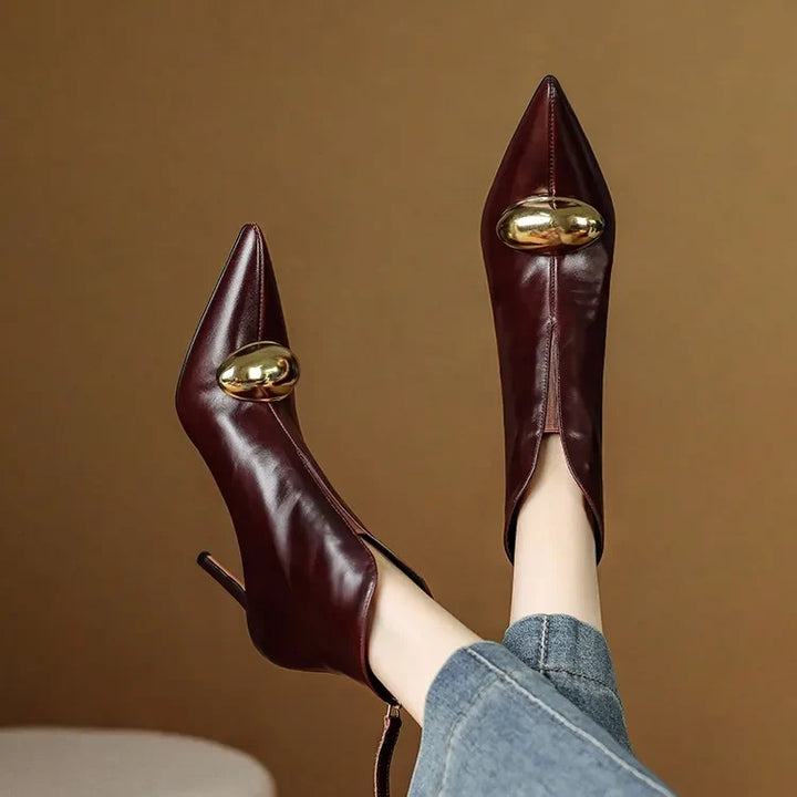 Delphine Pointed Toe Ankle Boot