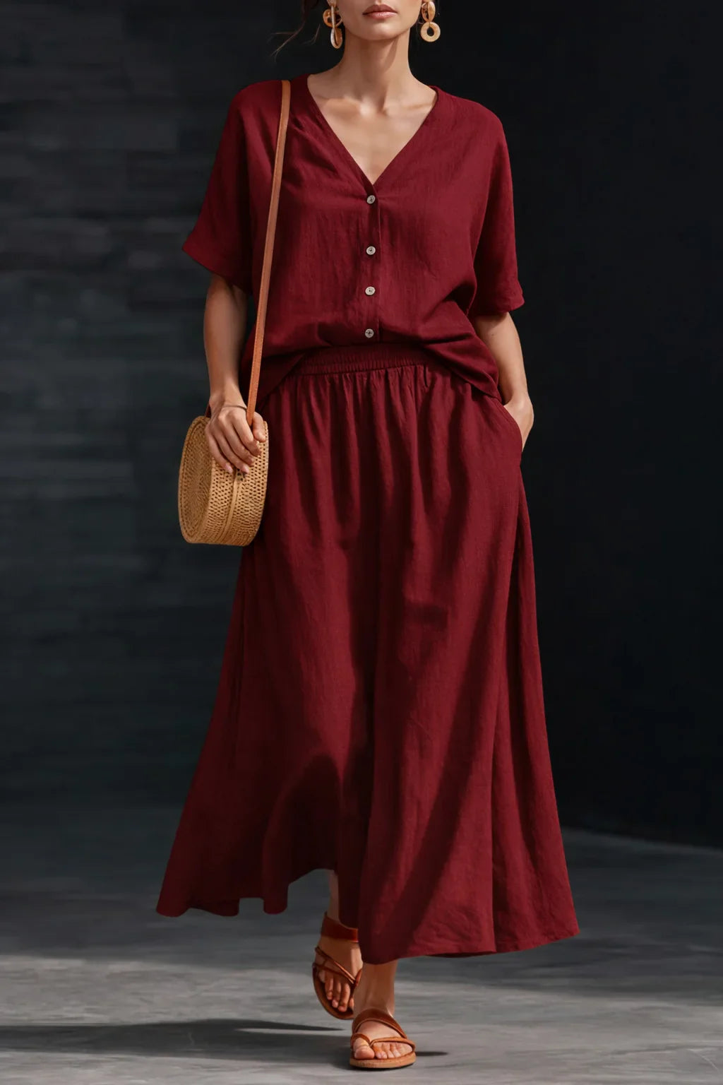 Annelise Elegant Relaxed Co-Ord Set