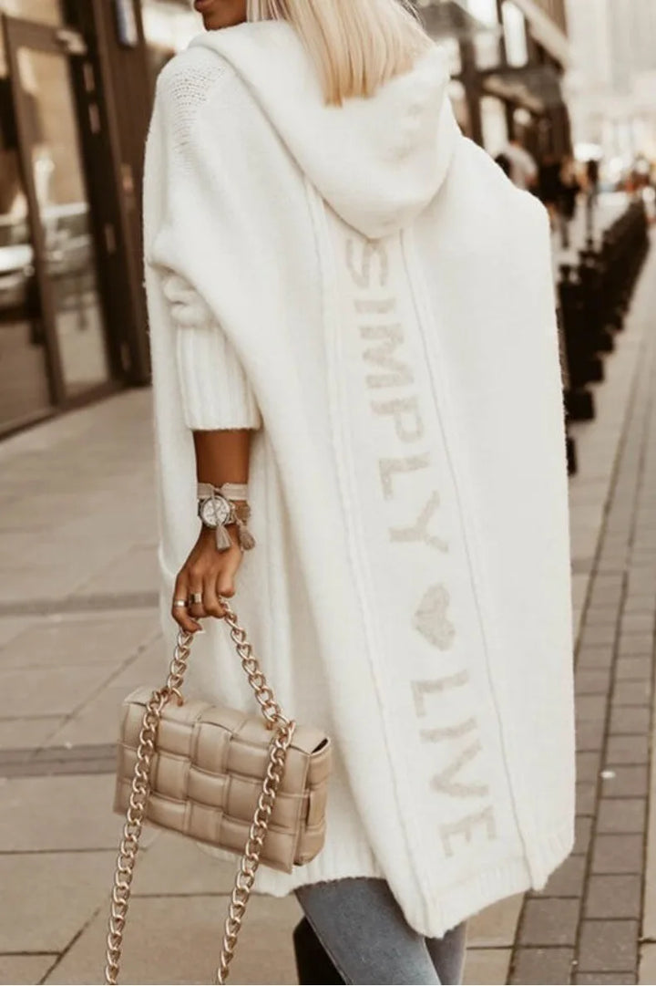 Prudence Hooded Longline Cardigan