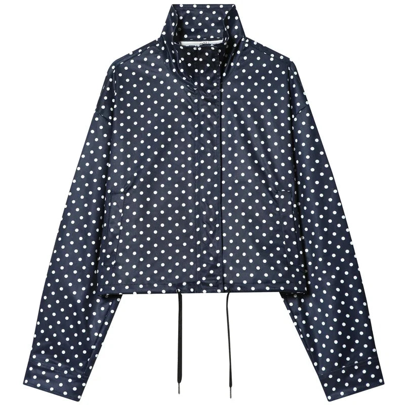Hannah Cropped Bomber Jacket