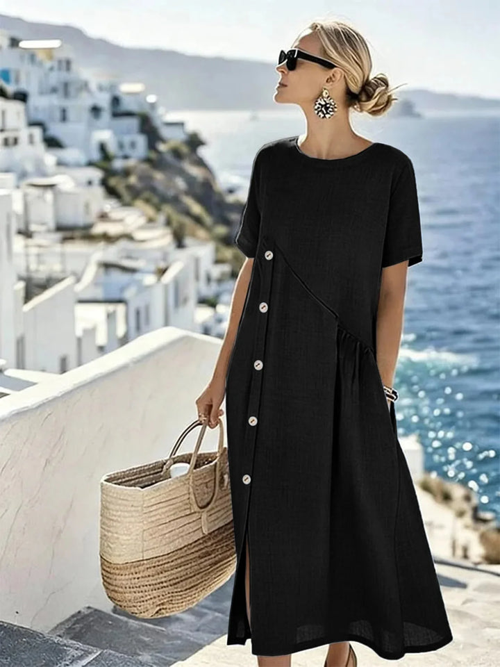Anouk Relaxed Short Sleeve Midi Dress