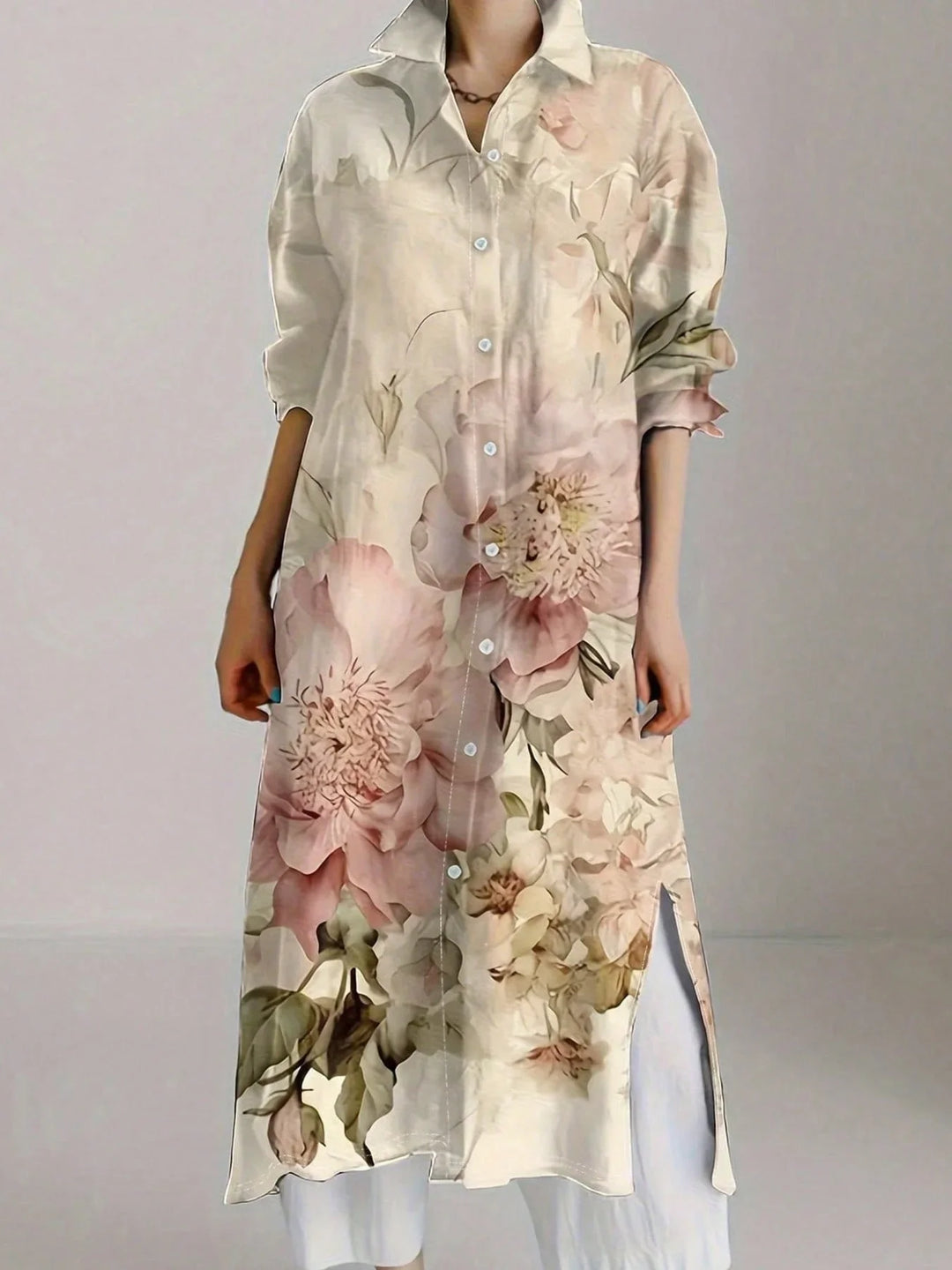 Kaylee Floral Print Maxi Dress