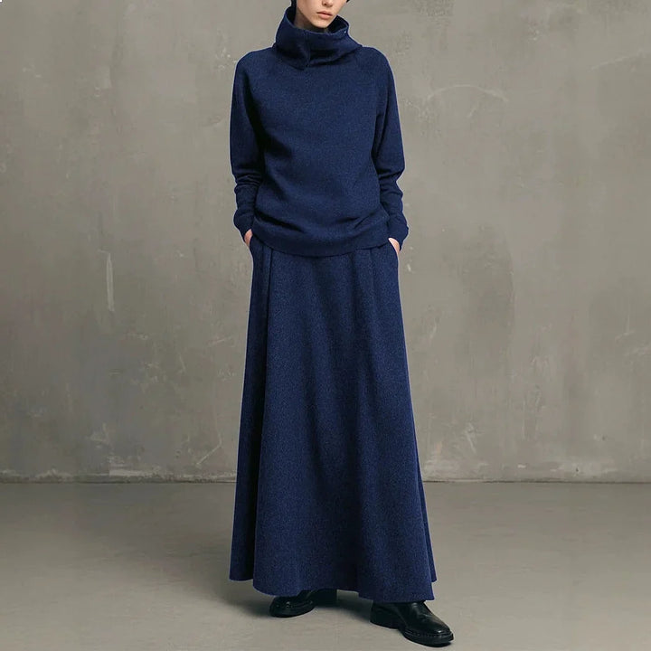Genoveve Funnel Neck Two Piece Set