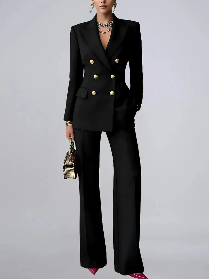 Corinne Double Breasted Blazer Set