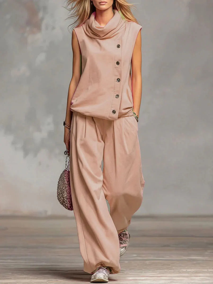 Fiorina Cowl Neck Lounge Set